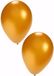 Merkloos / Sans marque Bellatio Decorations ballonnen - 20x stuks - goud - 32 cm - verjaardag - feestartikelen - versiering