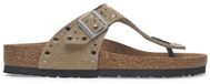 Birkenstock Gizeh Rivet Slippers - Taupe - Regular Fit - Maat 36 - Dames
