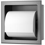 Xellanz Rocko Toiletrolhouder zonder Klep - Inbouw - Gunmetal