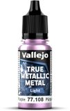 Vallejo Hobbyverf Acrylverf - 77108 True Metallic Metal - Light - Amethist Paars