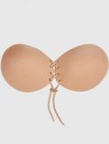 Hunkemöller PU Stick on bra Dames Plakbeha - Beige - Maat D