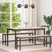 Maison Exclusive Table à manger, naturel, 140 x 80 x 75 cm, pin massif