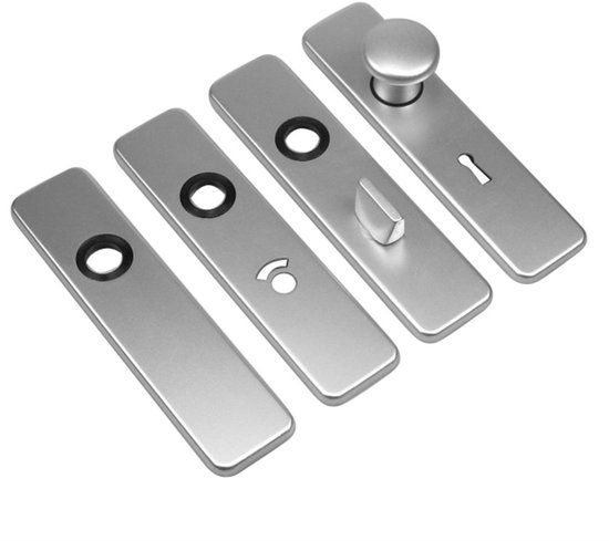 AMI Klikschild 185x44mm WC55x8 - Alu F1
