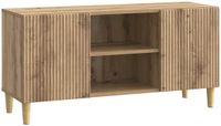 vidaXL TV-kast 102 x 34,5 x 50 cm Artisanaal eiken Bewerkt hout