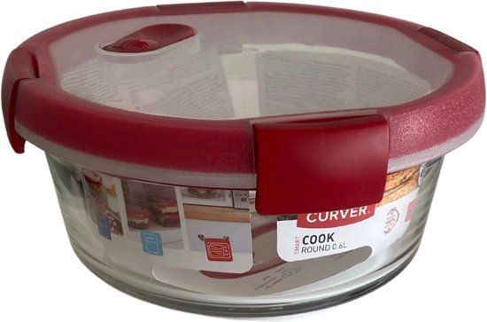 Curver Ovenschaal met deksel 0.6L - Rond - 15.5x15.5cm - Transparant