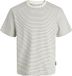 JACK&JONES JJEDOVER STRIPED TEE SS CREW NECK SN Heren T-shirt - Antiek Wit - S