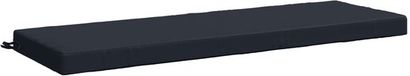 vidaXL Bankkussen SOEST 100% Polyester Donkerblauw 140 x 50 x 8 cm