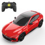 Merkloos Jonotoys Rastar rc 1:24 ferrari purosangue rood