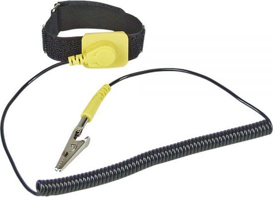 InLine Anti-statische armband - Zwart - 55553