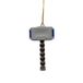 Kurt S. Adler Marteau de Thor Boule de Noël 8cm Plastique Gris 1 Pièce
