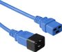 ACT Netsnoer C19 - C20 blauw 1,8 m AK5094