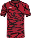 Jako Animal Shirt Korte Mouw Heren - Zwart / Sportrood | Maat: L