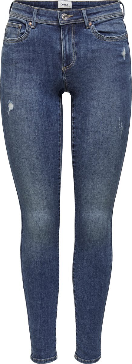 ONLY ONLWAUW LIFE MID SKINNY BJ114-3 NOOS Dames Jeans - Maat W S X L 32