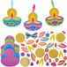 Baker Ross FN305 Diwali Diya's Mix en Match Decoratiesets - Pak van 8, Diwali knutselen voor kinderen, Diwali Decoraties