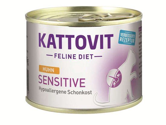 Kattovit Feline Diet Sensitive Kip 12x185g