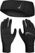 Nike Senior Headband and Gloves - Black