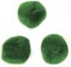 Rayher hobby materialen Rayher Hobby Pompons - 15 mm - Groen - 60 stuks