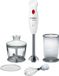 Bosch CleverMixx Mixeur plongeant 400W – Inclusief Accessoire hachoir & Fouet – Blanc/Inox
