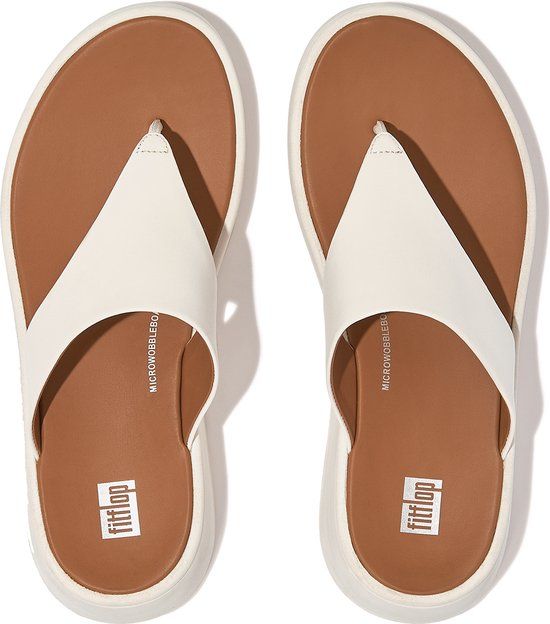 Fitflop F-mode Toe-post Sandalen Beige EU 40 Vrouw
