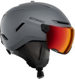 Atomic Savor Helm Met Vizier Grijs 55-59 cm