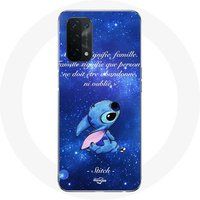Oppo Case voor Oppo A54 5G Stitch Ohana Quote Maniacase