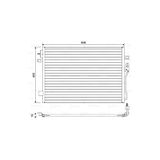Valeo Condensor, Airconditioning 814453