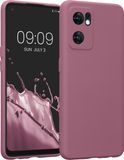 kwmobile telefoonhoesje geschikt voor Oppo Find X5 Lite - Hoesje voor smartphone - Precisie camera uitsnede - TPU back cover in donkerroze