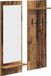 vidaXL Wandkapstok met plank, antiek hout, 70 x 10 x 90 cm