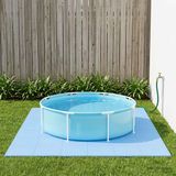vidaXL Zwemgrondmat - 24 st - Blauw - 8,64 m² - EVA Schuim