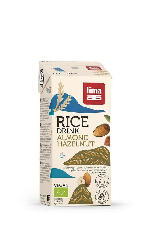 Lima Rice drink hazelnoot-amandel 200 ml | Prijzen vergelijken ...