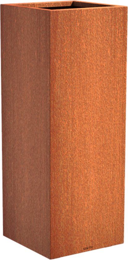 Intergard Cortenstaal plantenbak bloembak pilaar 37x37x100cm