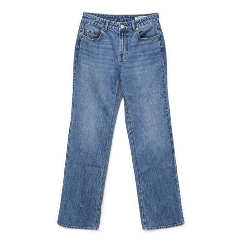 VERO MODA VMTESSA High Waist Straight Jeans - Medium Blue Denim