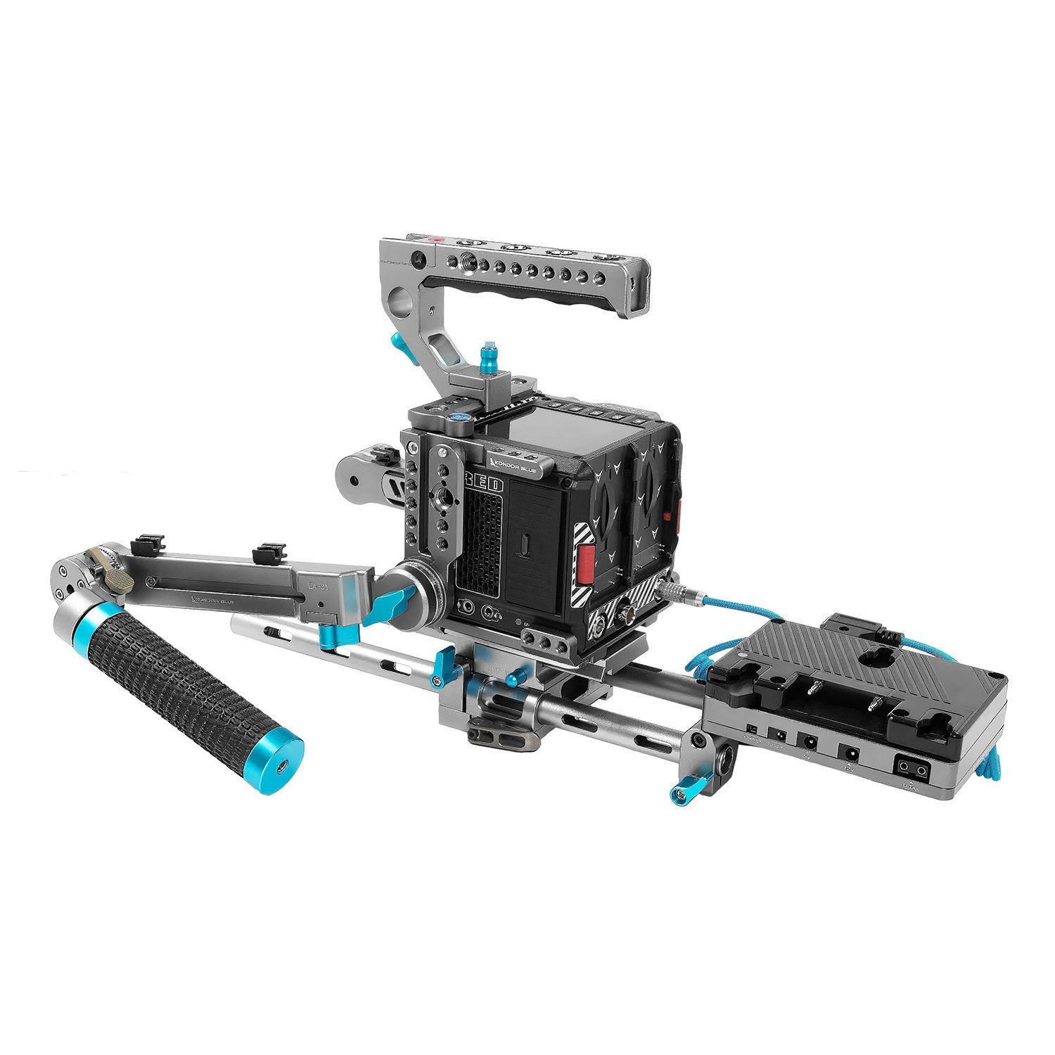 Kondor Blue RED Komodo Ultimate Rig - Space Gray