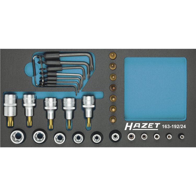 HAZET 163-192/24 Dopsleutelset - TORX - 24-delig