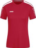 Jako Power Shirt Korte Mouw Dames - Rood | Maat: 38