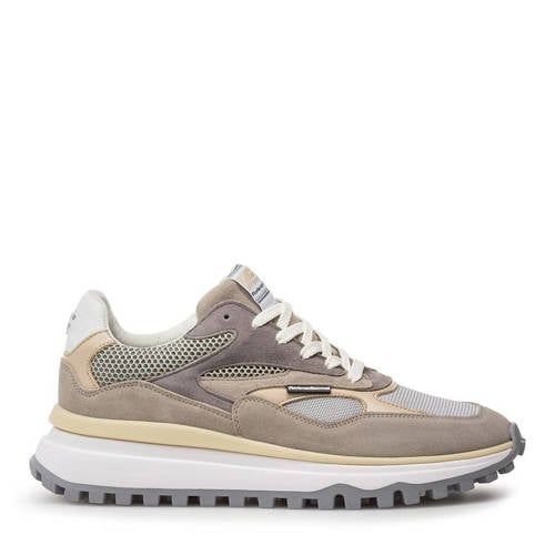 Floris van Bommel De Gripper 07.00 suède sneakers lichtgrijs
