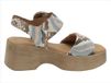 Gabor Dames Platte Sandalen Python Vecchi Leer 38.5