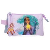 Joumma Disney Watch us Shine drievoudig etui, roze, 22 x 12 x 5 cm, polyester