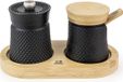 Peugeot Bali Fonte Peper- En Zoutstel 8 cm - Zwart/hout - Gietijzer