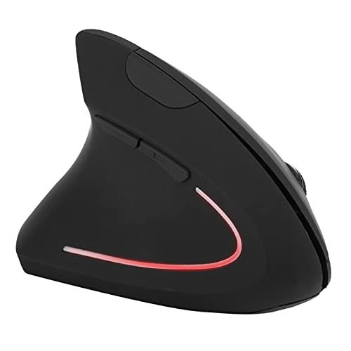 Niiyen Verticale muis, optische muis, draadloze optische muis, linkshandige 2,4 GHz draadloze USB Ergonomische verticale optische muis voor pc Computer Laptop