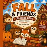 Fall & Friends Coloring Book