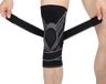 Merkloos Genouillères réglables pour hommes et femmes, adaptées au sport, noir, taille L