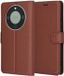 Techsuit Hoesje geschikt voor HONOR Magic8 Lite - Leather Folio Book Wallet Case - Bruin
