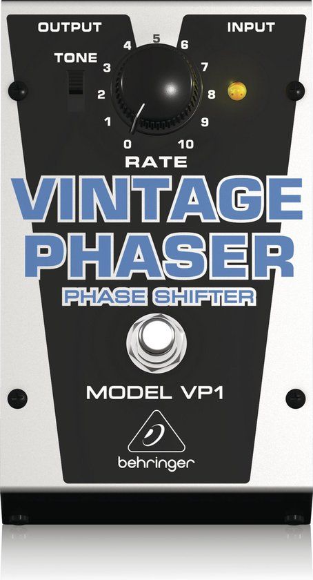 VINTAGE Behringer VP1 Vintage Phaser - Modulation effect-unit voor gitaren