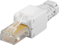 Goobay Wentronic CAT 5/6 RJ45 - Beige - 68859