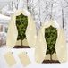 Famanu - Winterbescherming voor planten - Beschermt tegen vorst - Vliesdoek - Wit 2 stuks