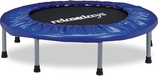 Relaxdays - opvouwbare trampoline - fitness - indoor - fitnesstrampoline - 95 cm