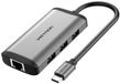 Vention USB C Hub, Docking Station 4 in 1 - USB 3.0, RJ45 Ethernetpoort, HDMI & PD Oplaad poort - 4K Ultra HD - Macbook en Windows