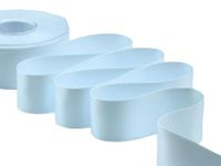 Furlanis - Dubbel satijnen lint, Italiaanse stof - ijs, 40 mm x 25 m