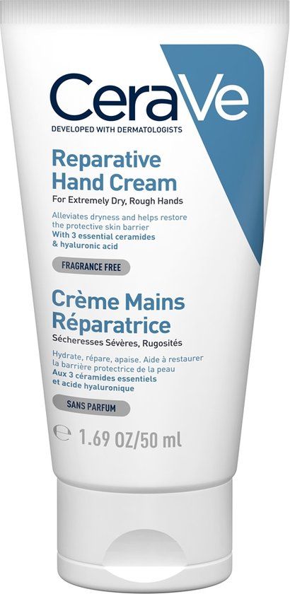 CeraVe Herstellende Handcrème - 50ml - Parfumvrij - Droge Huid